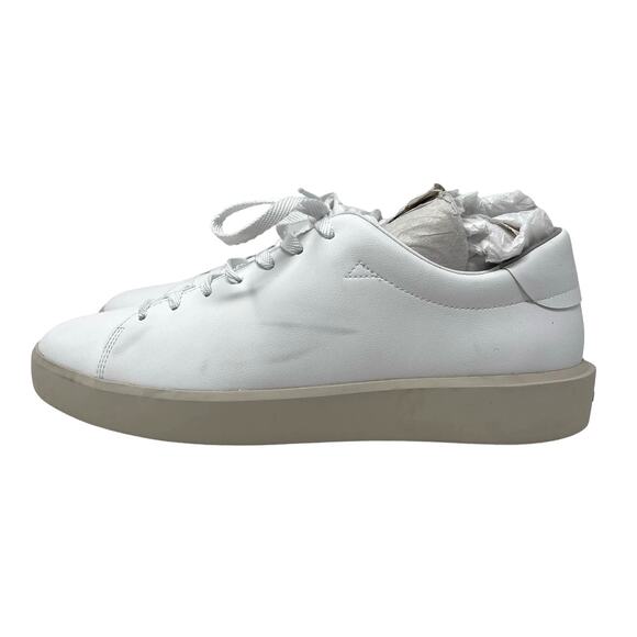 Everlane The ReLeather Tennis Shoe White Size 11.5 NEW - Picture 2 of 11